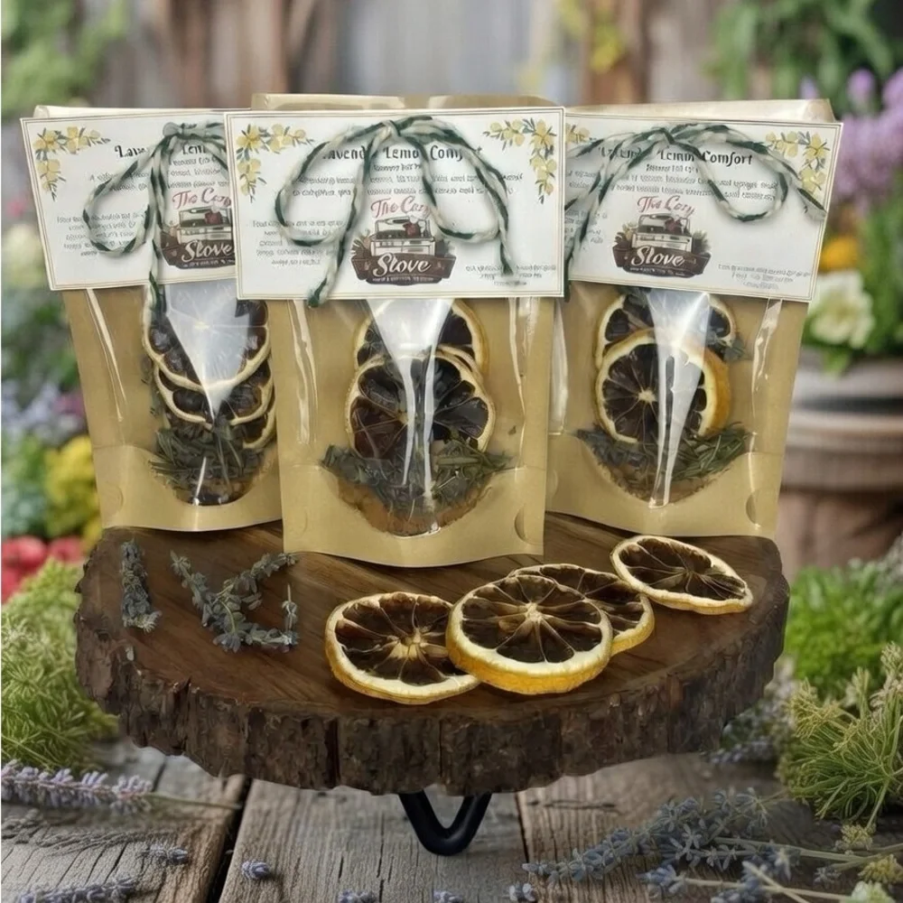 Dried Lemon and Lavender Simmer Pot Mix pack of 3